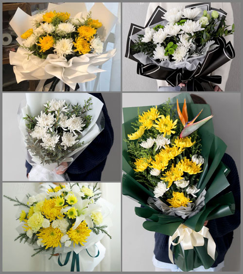 广东佛山市顺德区陈村镇仙涌村白事花束代送
